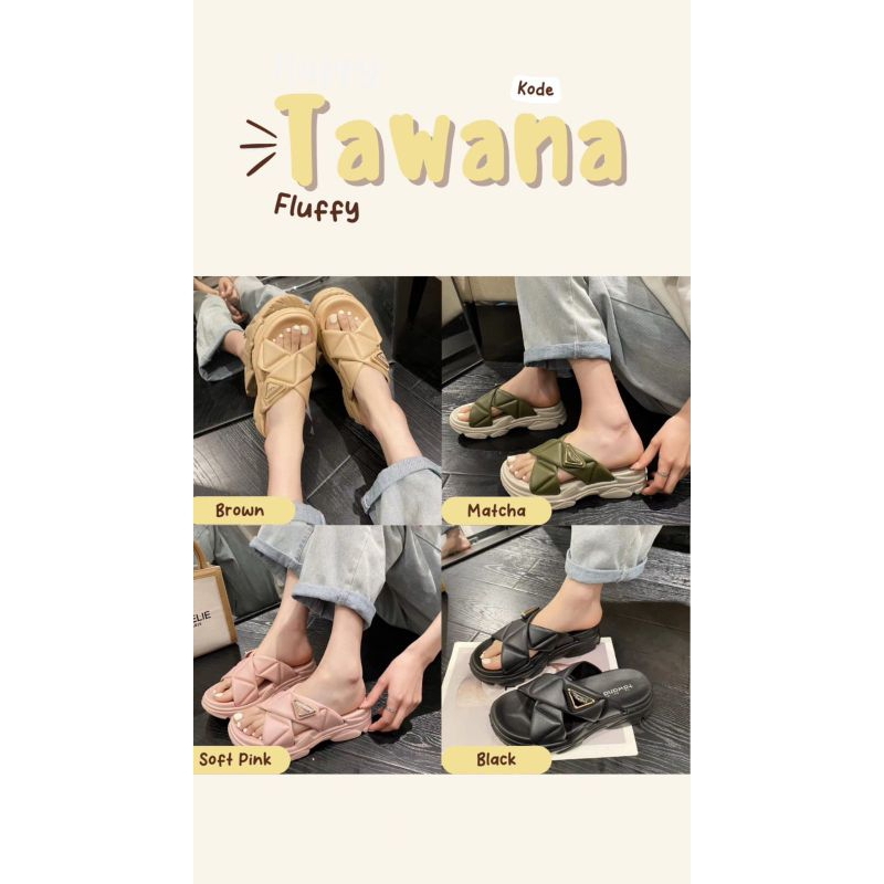 Tawana Fluffy wedges Original