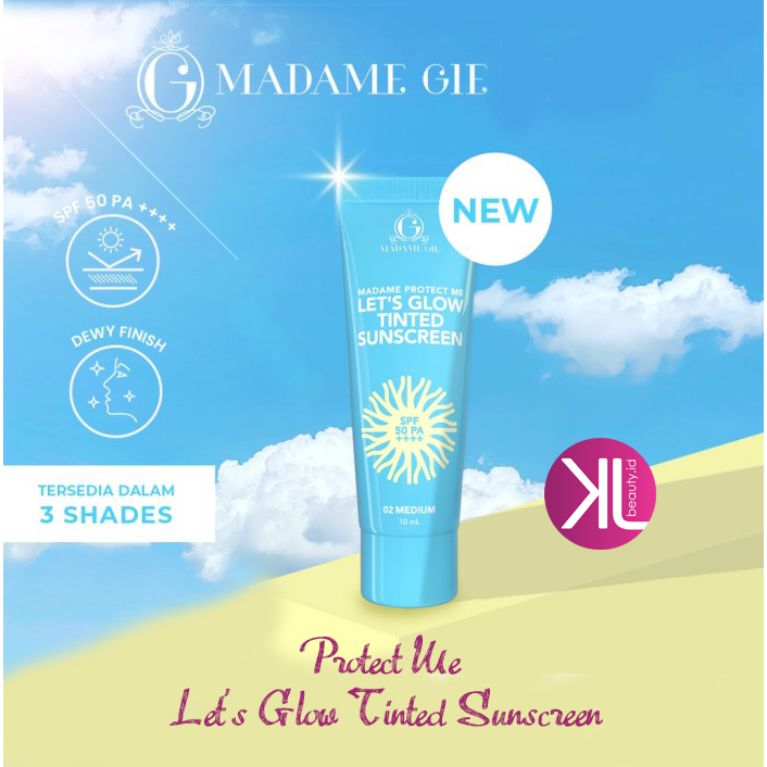 Madame Protect Me Let's Glow Tinted Sunscreen SPF 50 PA ++++ Multipurpose 35ml