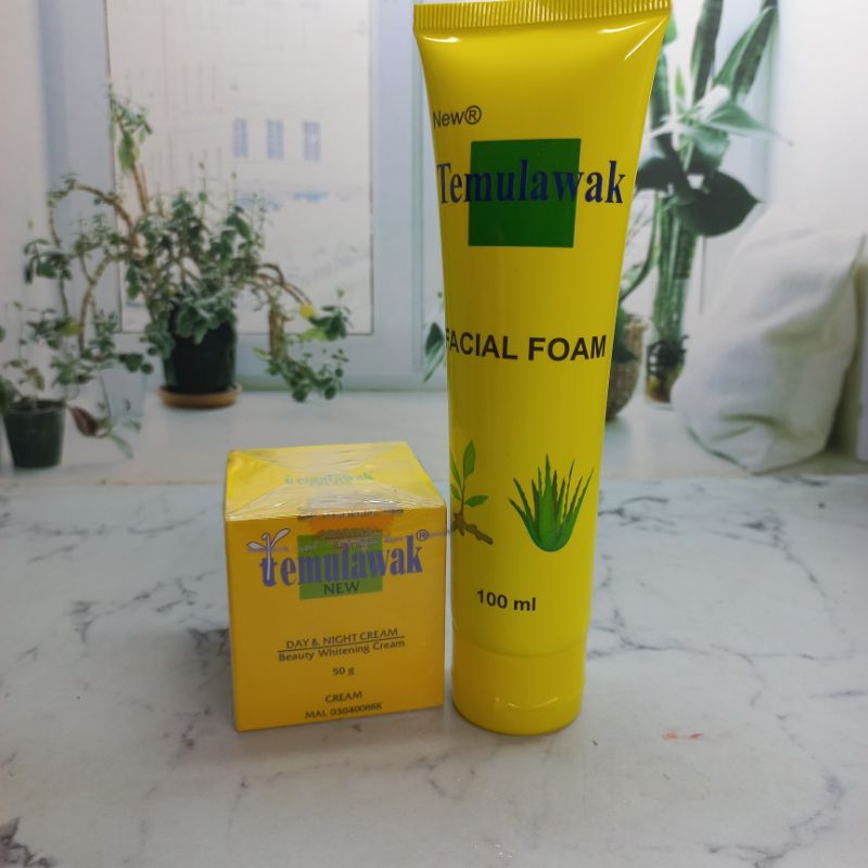 3in1 Temulawak Malaysia Facial foam &amp;Cream Temulawak Susun Import