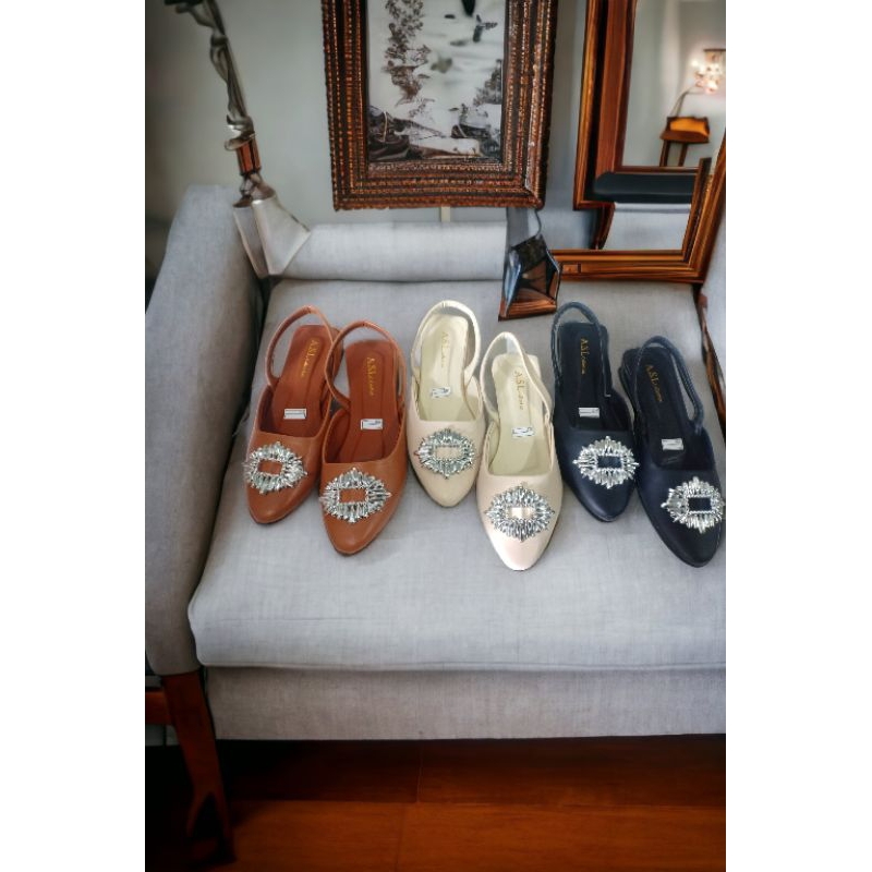 Tmo - 8.8 Sale Sandal new arrival HILLS Nasya EXPAND 2CM/sandal wanita Slop kekinian Bisa Cod Termurah/sepatu sandal Mules wanita paling murah dan berkualitas
