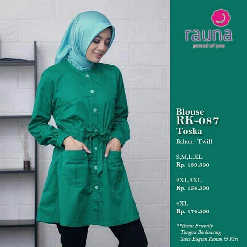 BAJU ATASAN RK 87 TOSCA BY RAUNA
