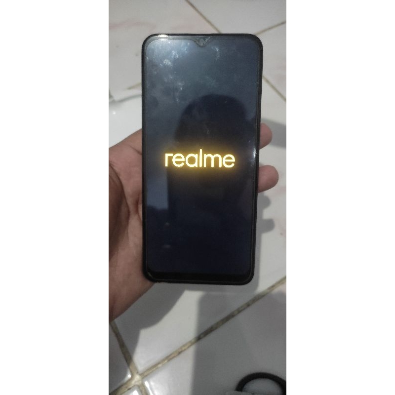 LCD REALME C2 original Copotan dari handphone