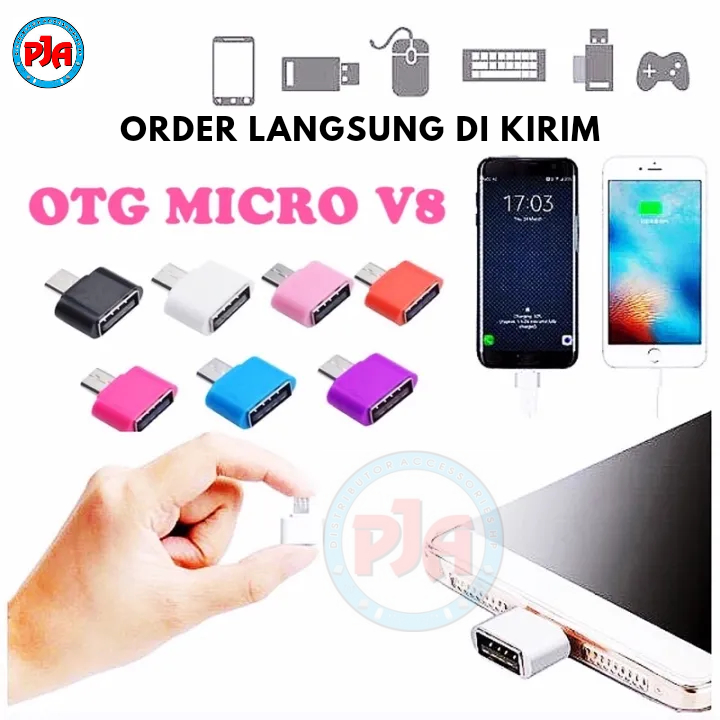 OTG Micro On The Go Mini Konektor Non Cable Converter Conektor Transfer Fast Data Murah