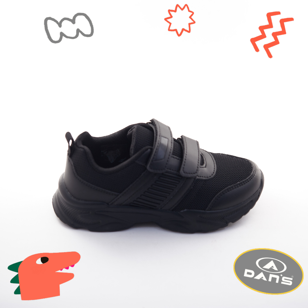 Dans Friso Sepatu Sneakers Anak Laki-Laki - All Black