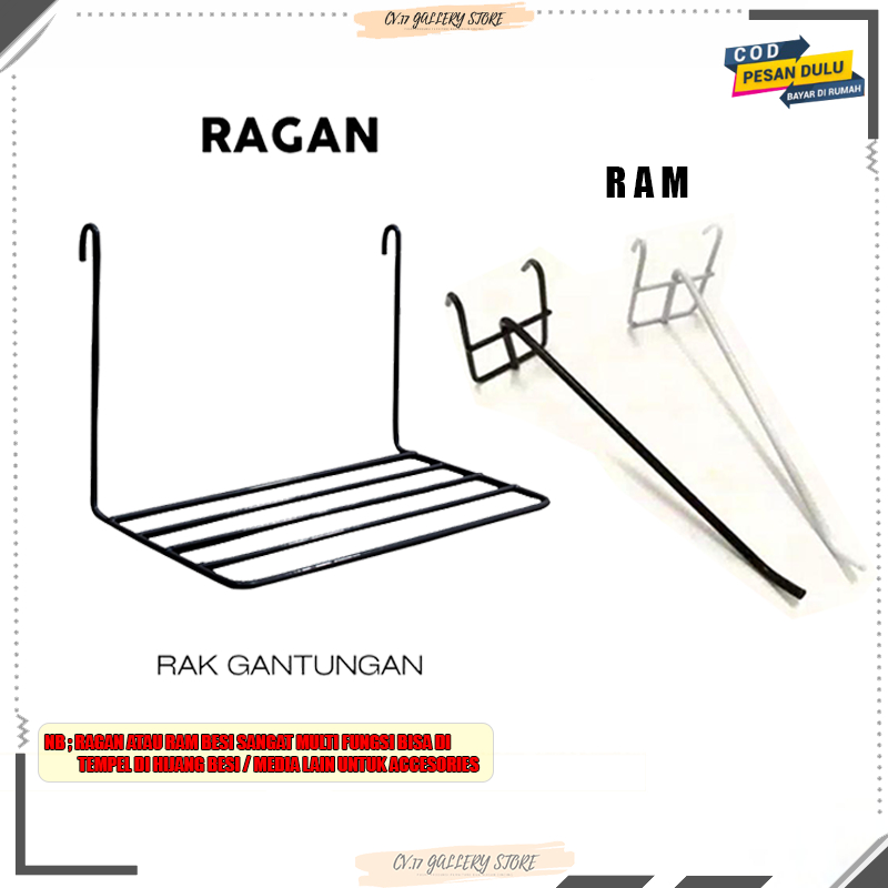 Termurah Hijang 52X35 Hiasan Dinding Wall Grid Black Grid Wire Mesh Notes Gantungan Pajangan Clip Foto Keranjang Besi Ram Rak Gantung Tempat penyimpanan Pajangan Dekorasi Decorasi Dingding Dinding Tempel  Ruang Tamu Rumah Kamar Tidur Cowok Minimalis Murah