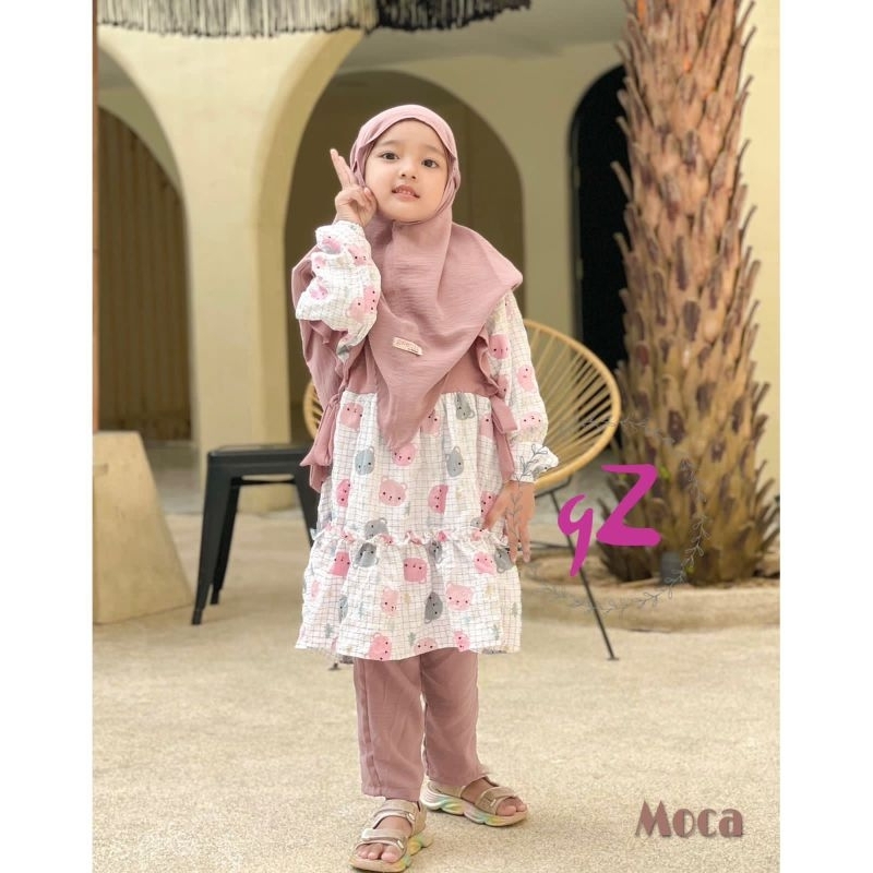 Oneset/Setcel anak crincle ORI By Gwenza