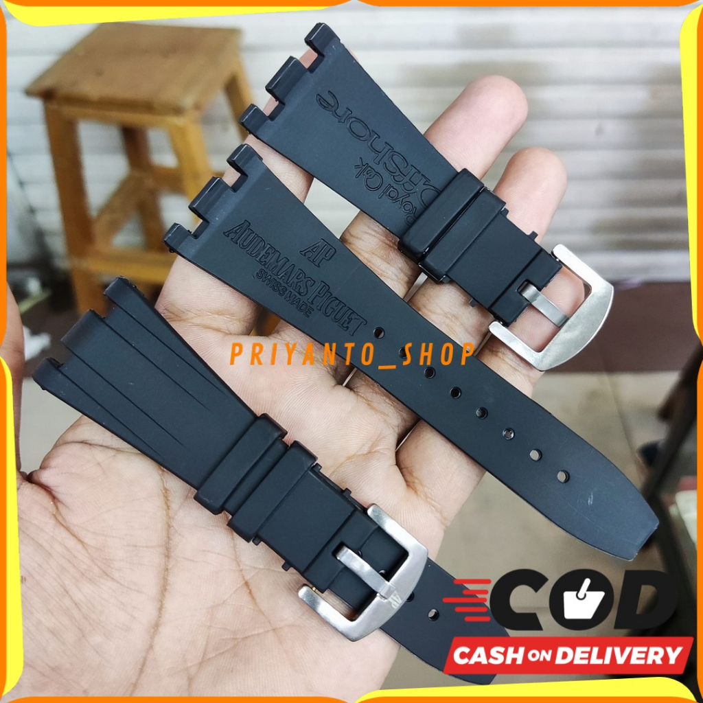 STRAP-TALI JAM TANGAN AP-AUDEMARS PIGUET-ROYAL AOK DIVER HITAM DAN BIRU