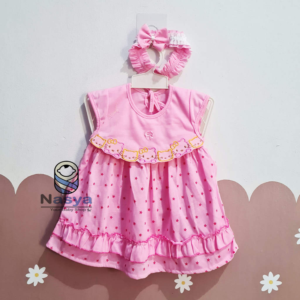 [P-031] Dress Bayi (0-6 bulan) / Setelan Bayi Perempuan