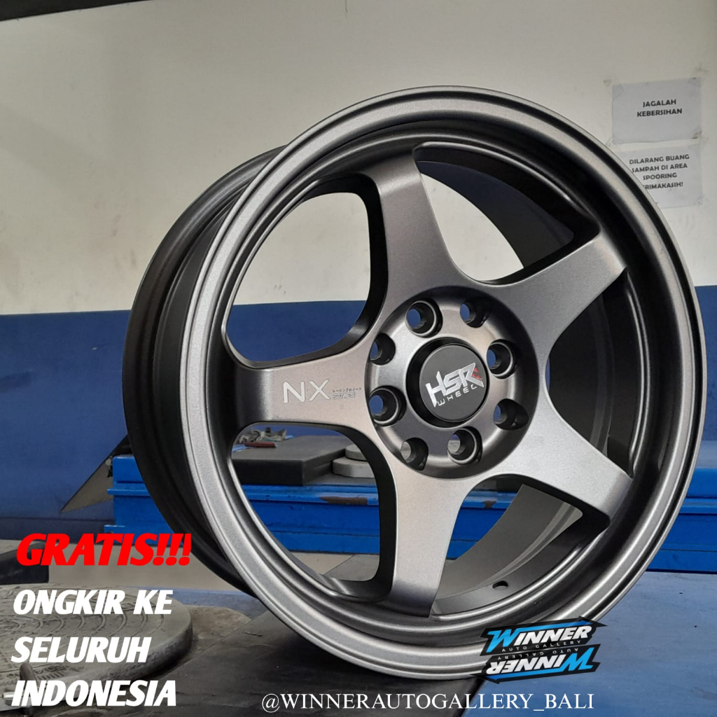 Velg Mobil Honda Brio Ring 15 - Velg HSR Kailolo R15 Pcd 4X100-114,3