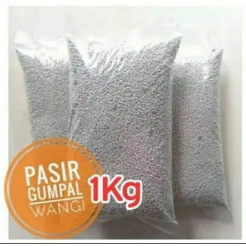 Pasir kucing gumpal wangi ( Repack 1 kg )