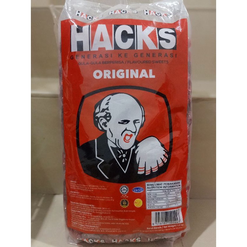 

(READY) PERMEN HACKS ORIGINAL PELEGA TENGGOROKAN REPACK | 100gram