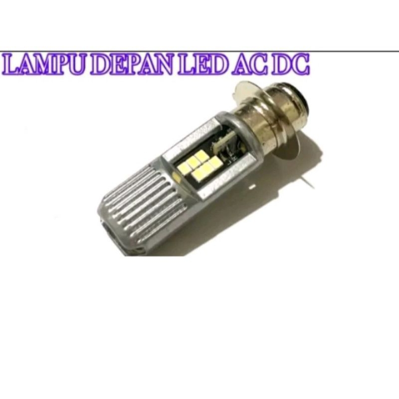Lampu LED AC DC H6 12 Mata Putih