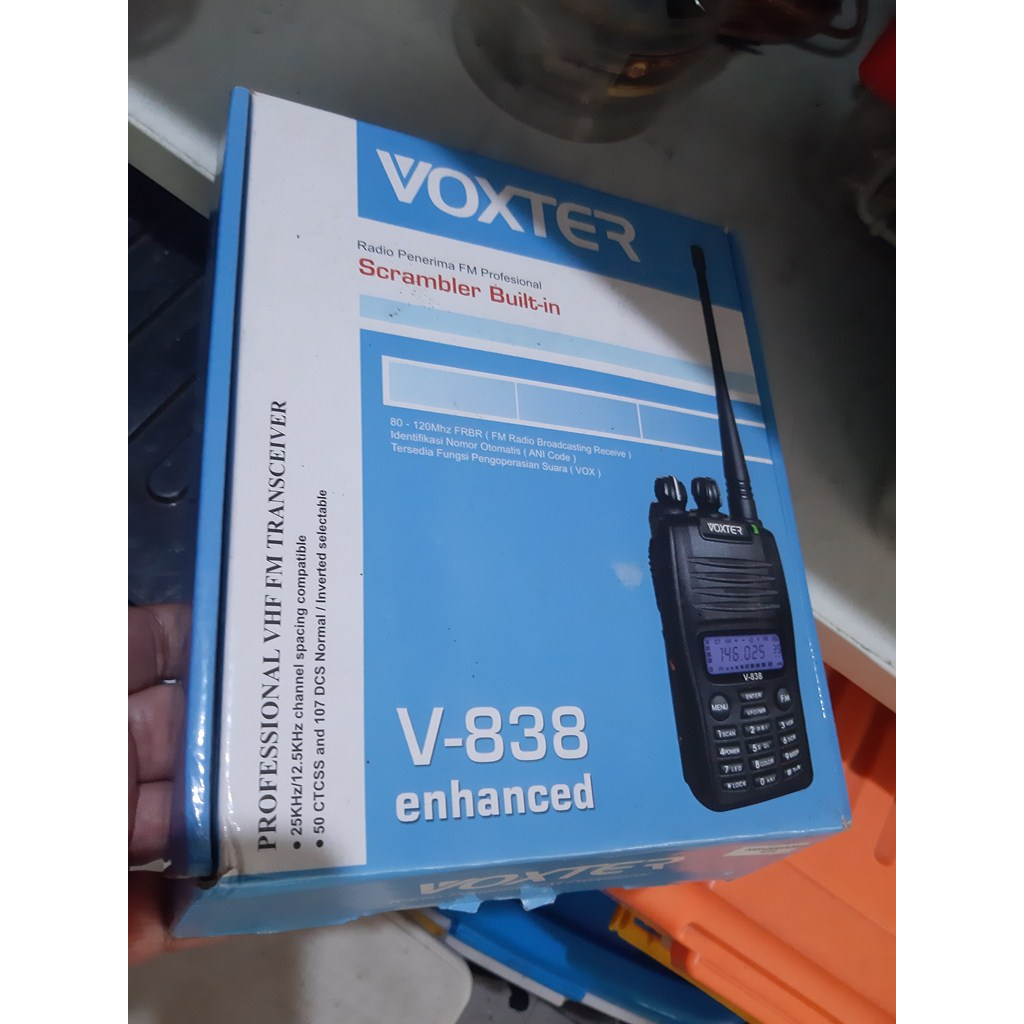 Ht Voxter V838 Frekuensi VHF 136 Mhz Voxter V 838 Mirip Weierwei 3288 vev Kondisi Baru Stok Lama Mas