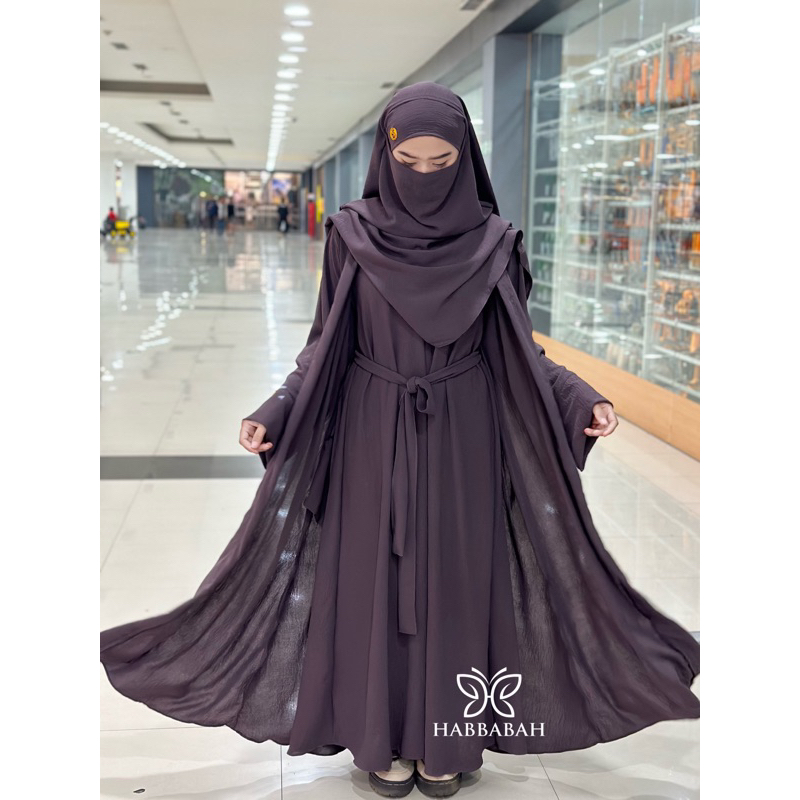 Abaya Outer 2 in 1 by Habbabah