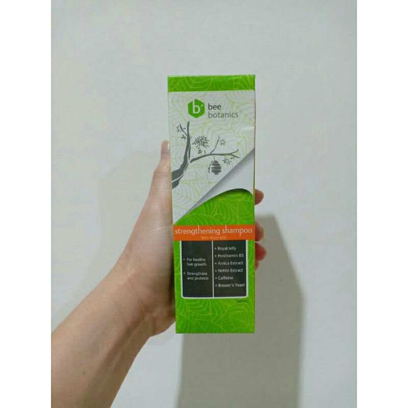 Harga Promo Diskon HDI Bee Botanics Strengthening Shampoo with Royal Jelly isi 280ml Dijamin Asli Or