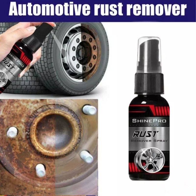 US242 Spray Pembersih Penghilang Anti Karat Mobil 30ml Rust Remover ShinePro By Toko Haji Usman