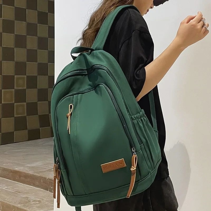 Backpack style tas sekolah ransel Pria Wanita Pull Lapis