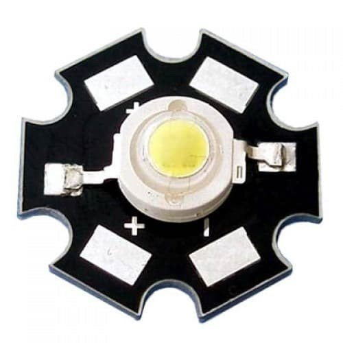 Led HPL 3W Warna + Heatsink Pendingin High Power LED 3 Watt Terang