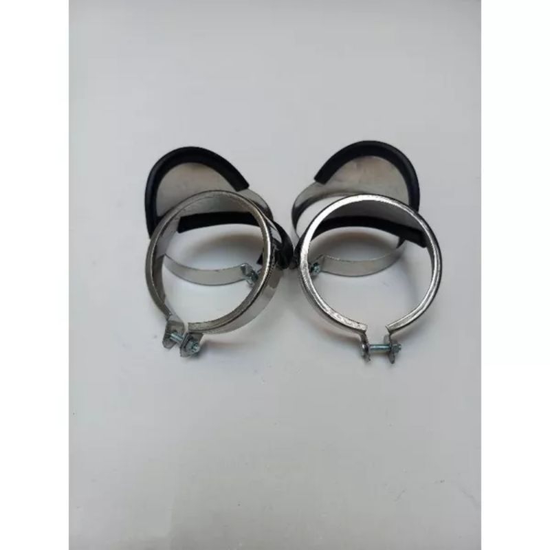 GARNIS LAMPU SEN/TOPI SEN MOTOR SCOOPY KARBU SET DEPAN BELAKANG