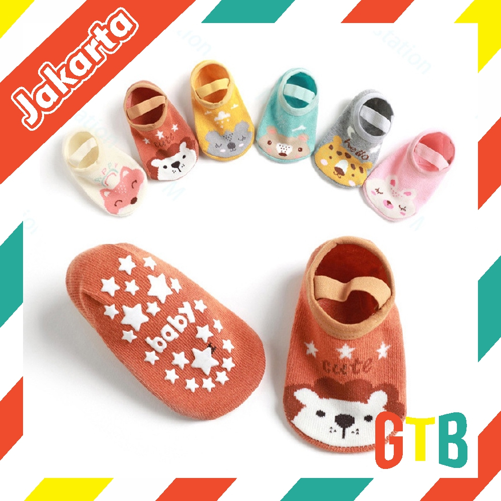 ❤️GTB❤️ kaos kaki bayi motif hewan kaus kaki anak bayi lucu KK078