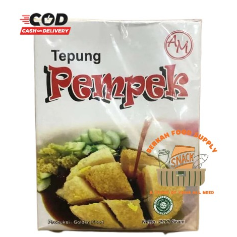 

AM Tepung PEMPEK 200gr Halal / Tepung Bumbu Instant / Tepung Instant