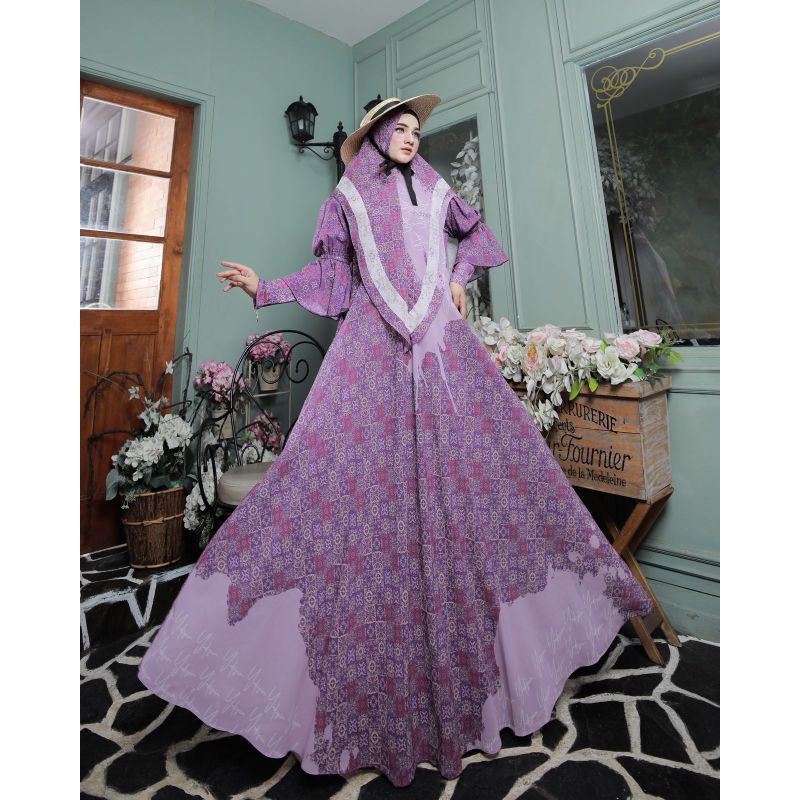 BISA COD (DRESS PANDORA SERIES BY YODIZEIN ORI PREMIUM GAMIS YODIZEIN TERBARU MODEL ELEGAN DAN MEWAH