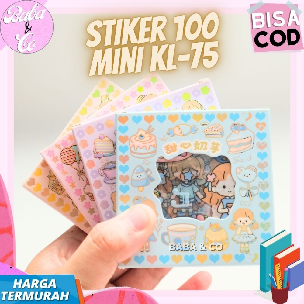 

STIKER 100 MINI KL-75 PAKET STIKER BOX KECIL ISI 100 LEMBAR KL 75 LUCU STIKER KL-75 100 MINI LEMBAR COD