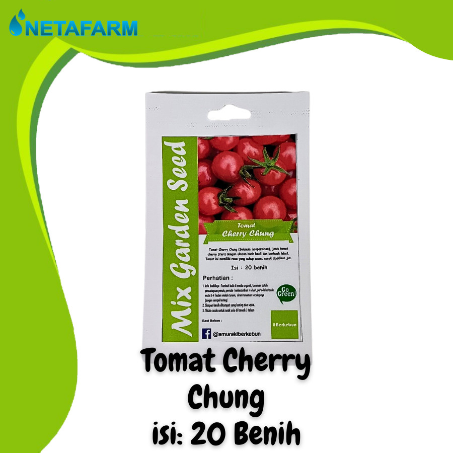 Benih Biji Bibit Tomat Cherry Chung Mix Garden Seed - 20 Benih