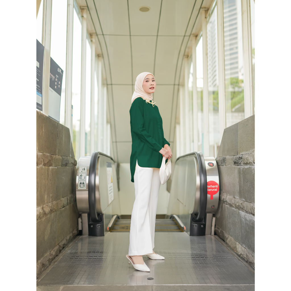 Simple Shirt - 5 Warna - Color Group 2 | Zysku Xena | Kemeja Kantor Formal Wanita Lengan Panjang