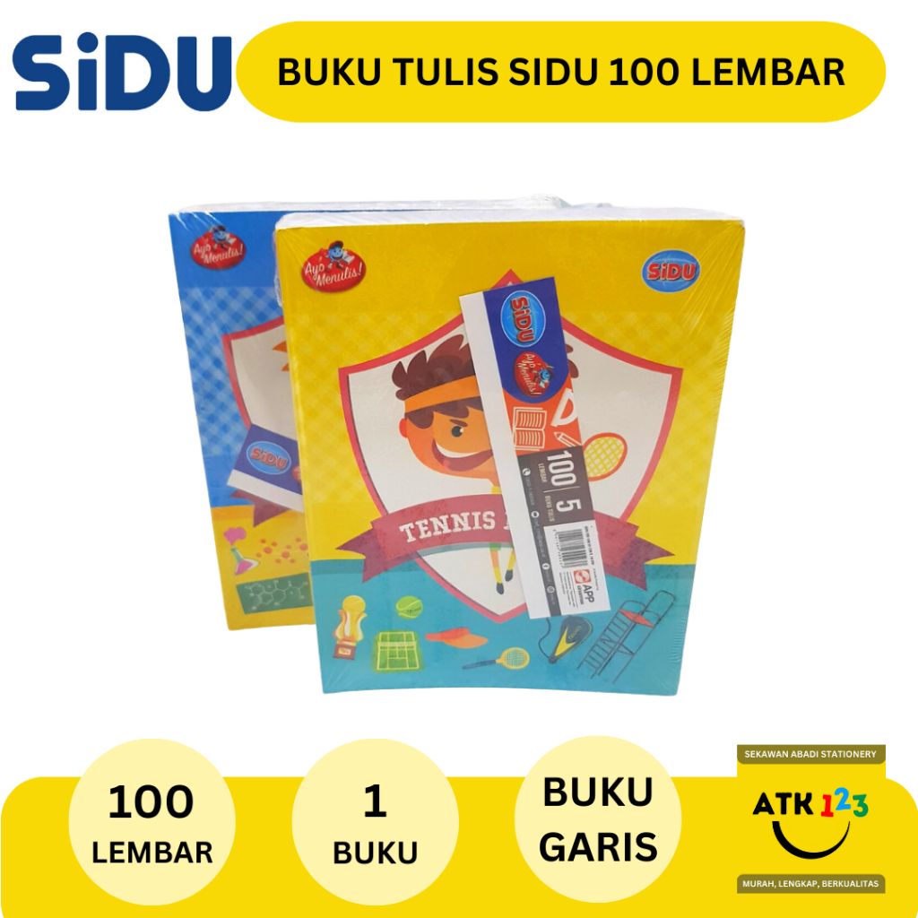 Buku Tulis Sinar Dunia / SIDU isi 100 lembar