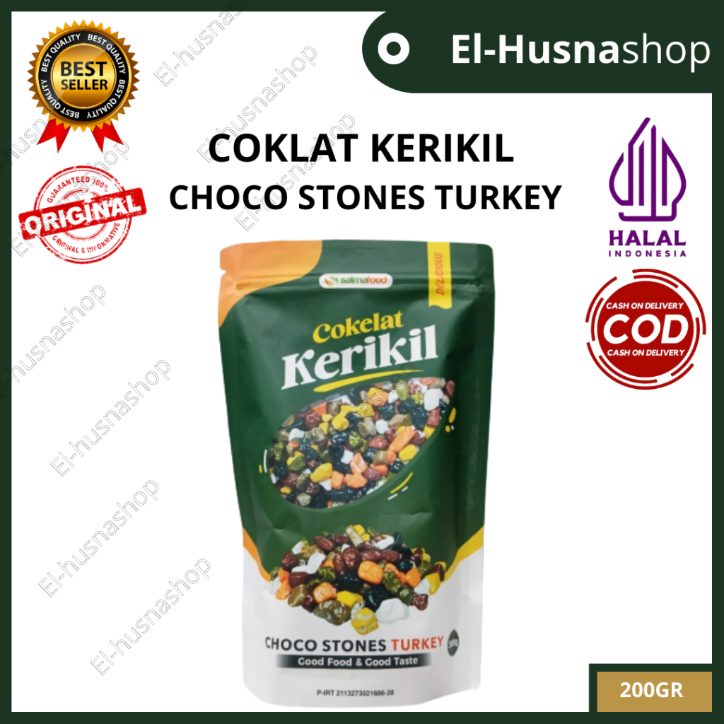 

Cokelat Kerikil 200gr Coklat Batu Oleh-Oleh Haji Umroh Arab Saudi Choco Stones Turkey Asli Original