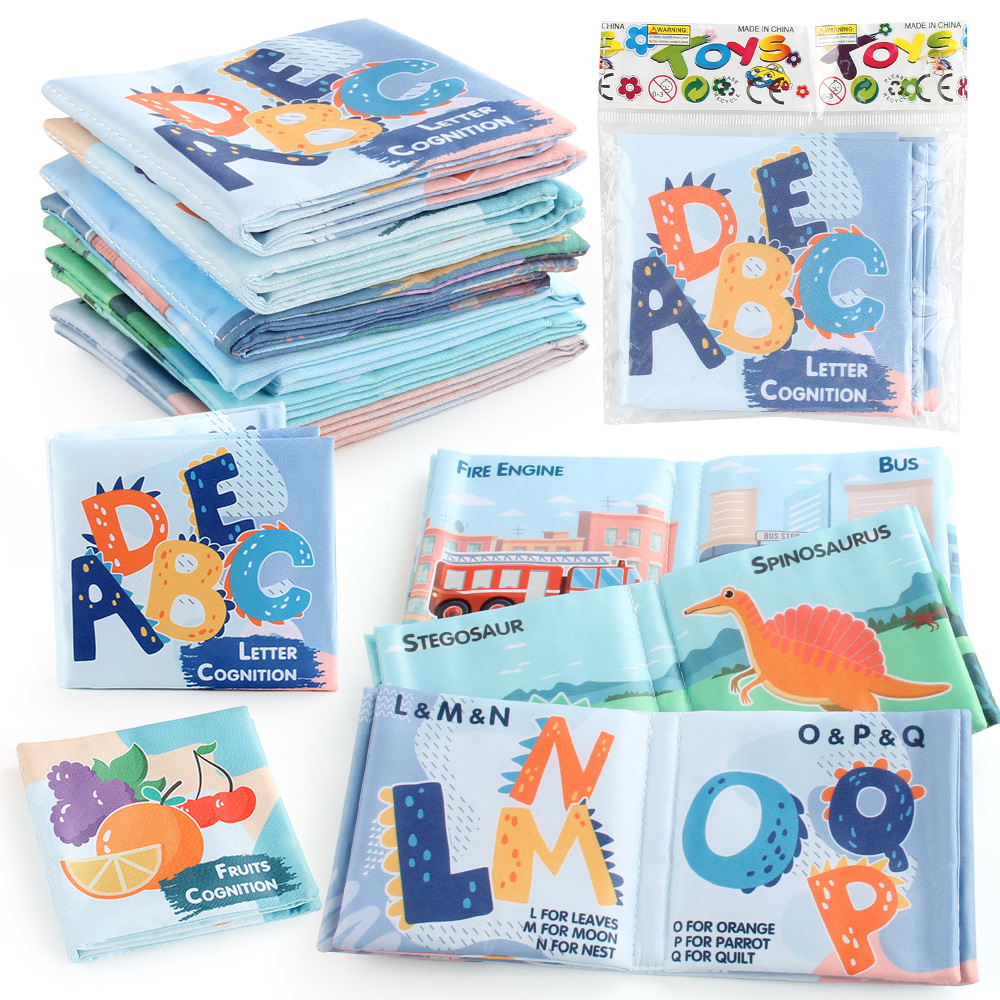 Cognition Softbook Baby / Cognition Buku Bantal Bayi / Buku Edukasi Bayi / English Early Education Cloth Book