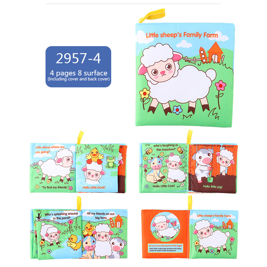 Mae Salong Fabric Book / Buku Kain Bayi / Early Education Enlightening Education / Buku Cerita Bayi