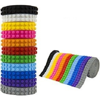 BLOCK TAPE - SOLATIP MAINAN BALOK - 50 CM - 2x63 DOTS - NIMUNO LOOPS
