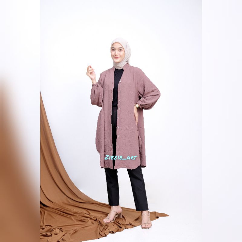 Tunik INARA-Tunik MEISA-Tunik polos premium-Long tunik-Tunik jumbo.