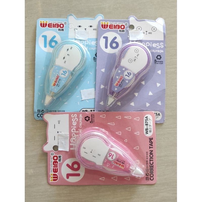 

Correction Tape, 16m Stipo Kertas, Correction Kertas, Tip ex Kertas