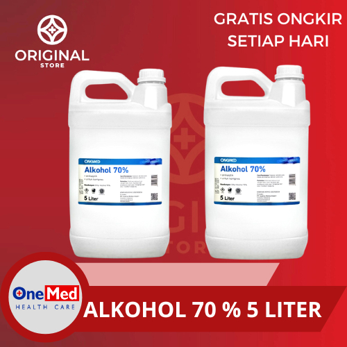 ALKOHOL ALCOHOL 70% 5 LITER - ONEMED