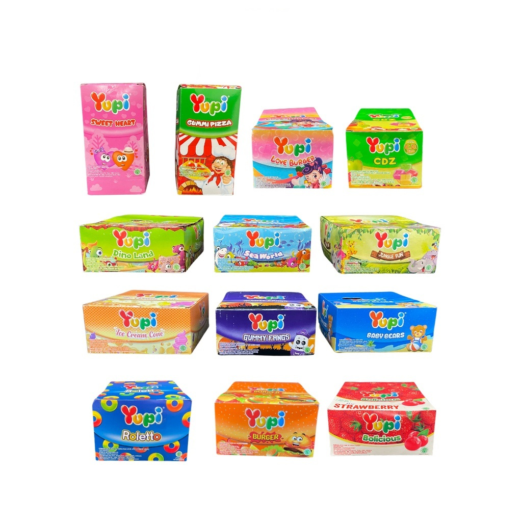 

{ Perbox } - YUPI Permen Jelly Gummy Aneka Rasa / All Varian