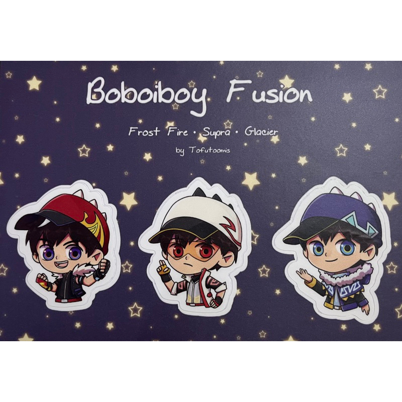 

PRELOVED: BoBoiBoy Fusion Cut Sticker Set