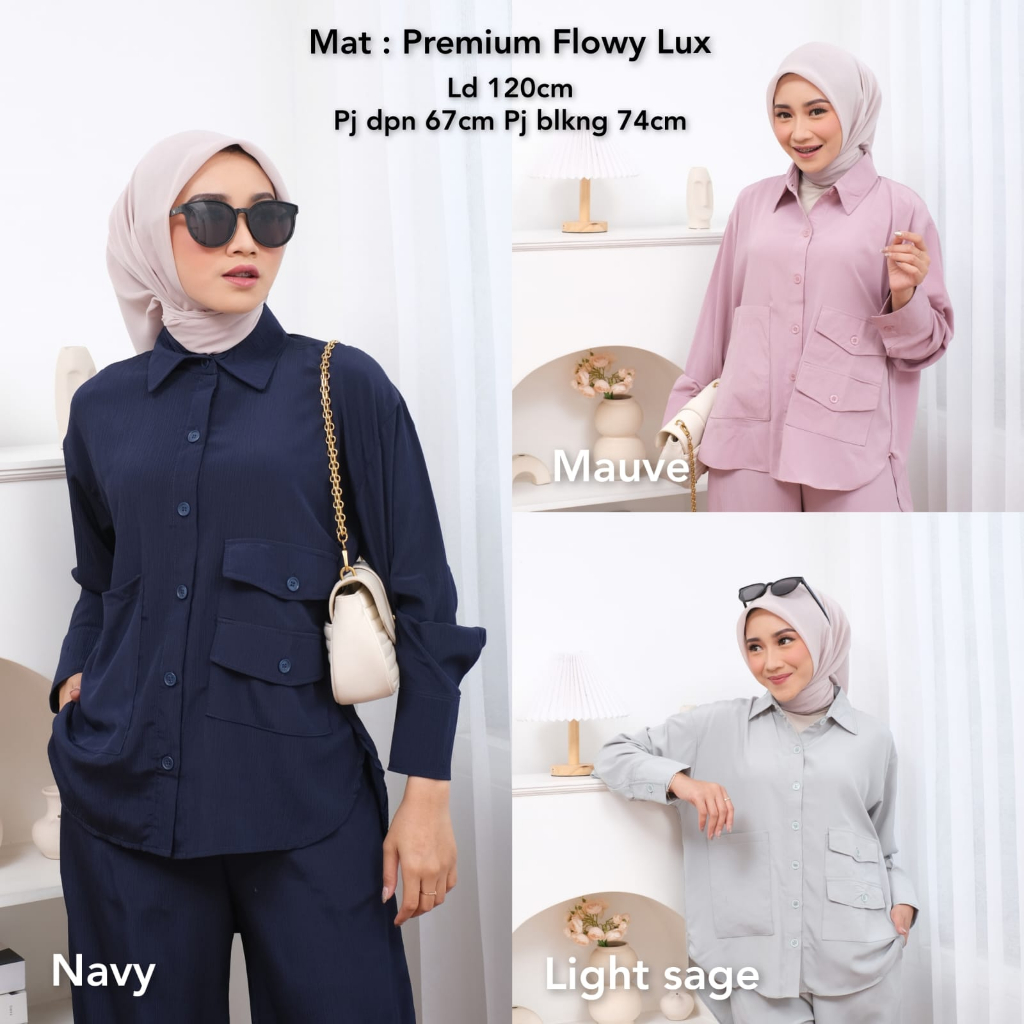 Aluna shirt | kemeja wanita | atasan wanita