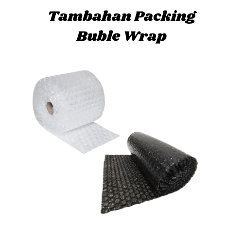 

Tambahan Packing Kardus Bubble Wrap Pembelian Diatas 30pcs (Pembelian min 5pcs)