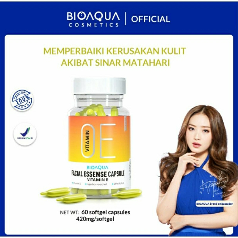 BIOAQUA Facial Essence Capsule 60pc - Perawatan Wajah