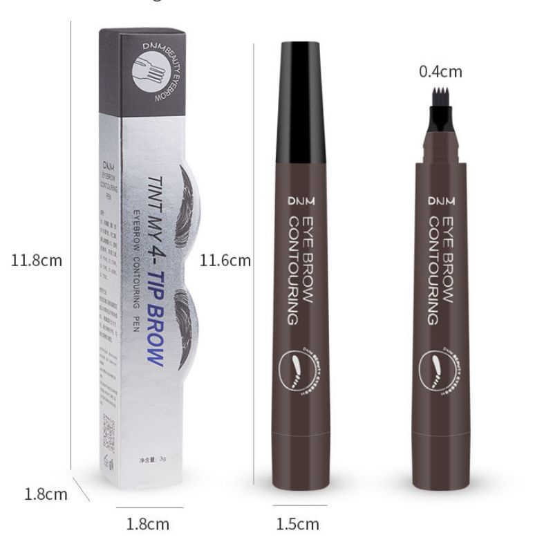 DNM Original Eyebrow Contouring Waterproof 4 Tint My 4 Tip Brow