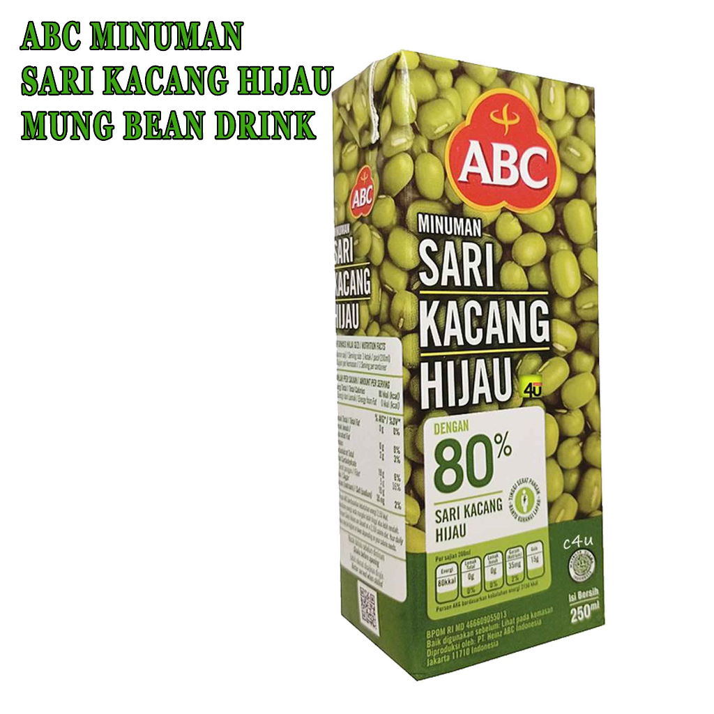 Minuman kacang Hijau * ABC Sari Kacang Hijau * Mung Bean Drink