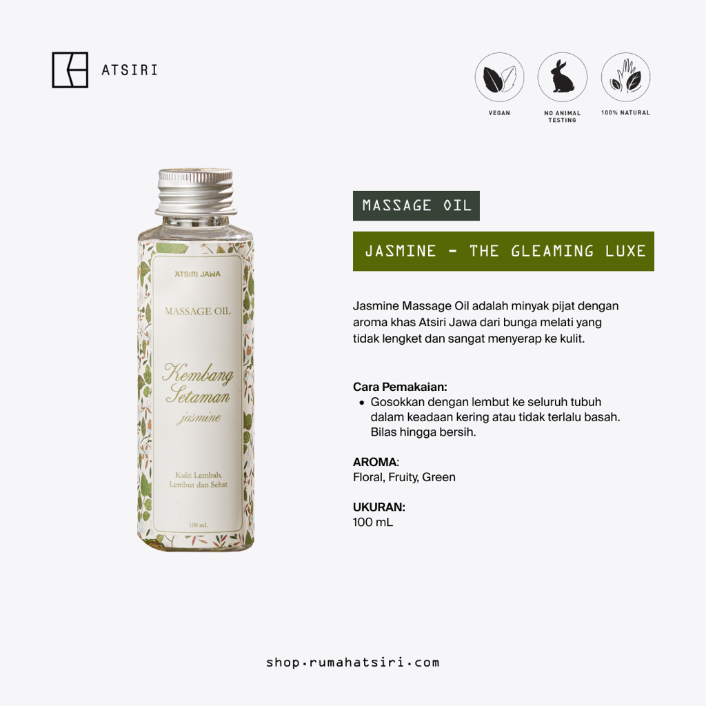 Kembang Setaman Jasmine - Massage Oil by Atsiri Jawa
