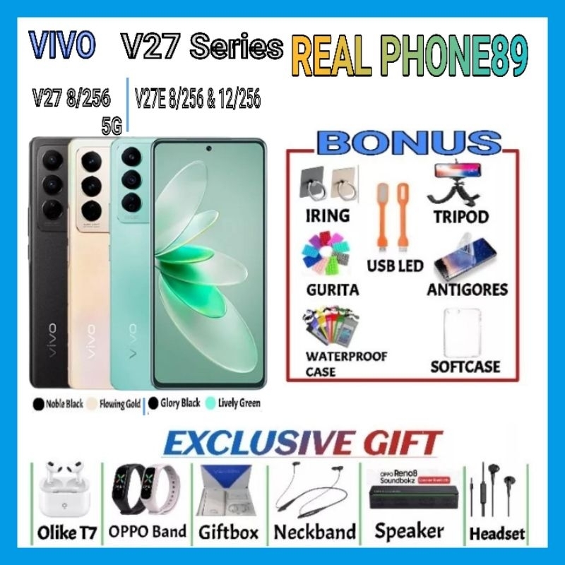 VIVO V27E RAM 8/256 | V27 E RAM 12/256 GB | V27 5G RAM 8/256 GB  V27 Series GARANSI RESMI VIVO INDON