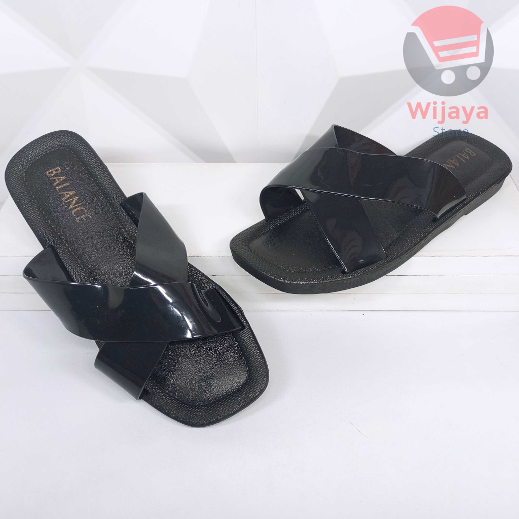 Sandal BALANCE 1246 Sendal Jelly Slop Wanita Import Cewek Perempuan