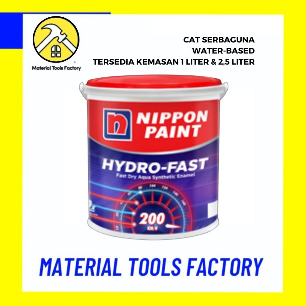 nippon paint hydrofast cat cat tembok kayu besi 1 liter