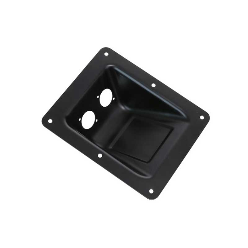 2pcs Plat Spikon Speaker Cekung Besi Besar+Panel Terminal Speakon