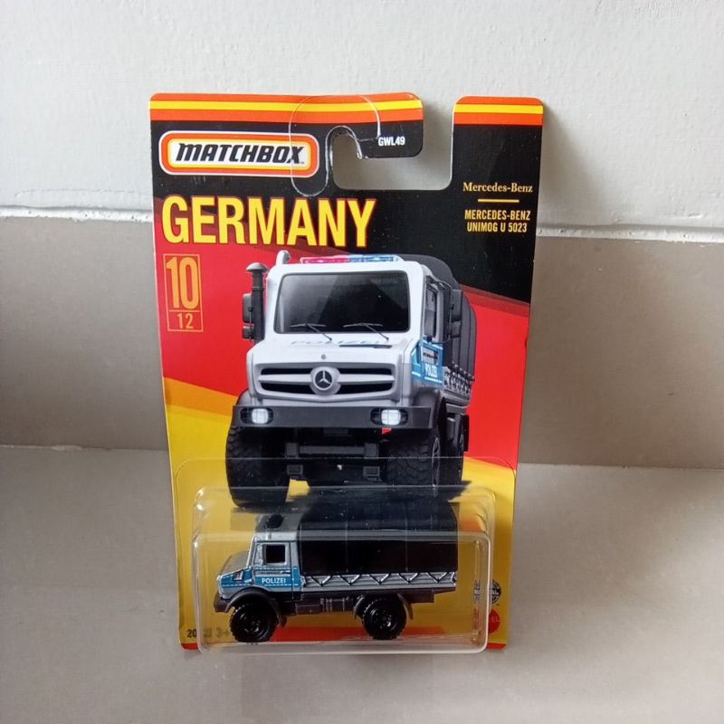mercedes benz unimog u 5023 matchbox germany